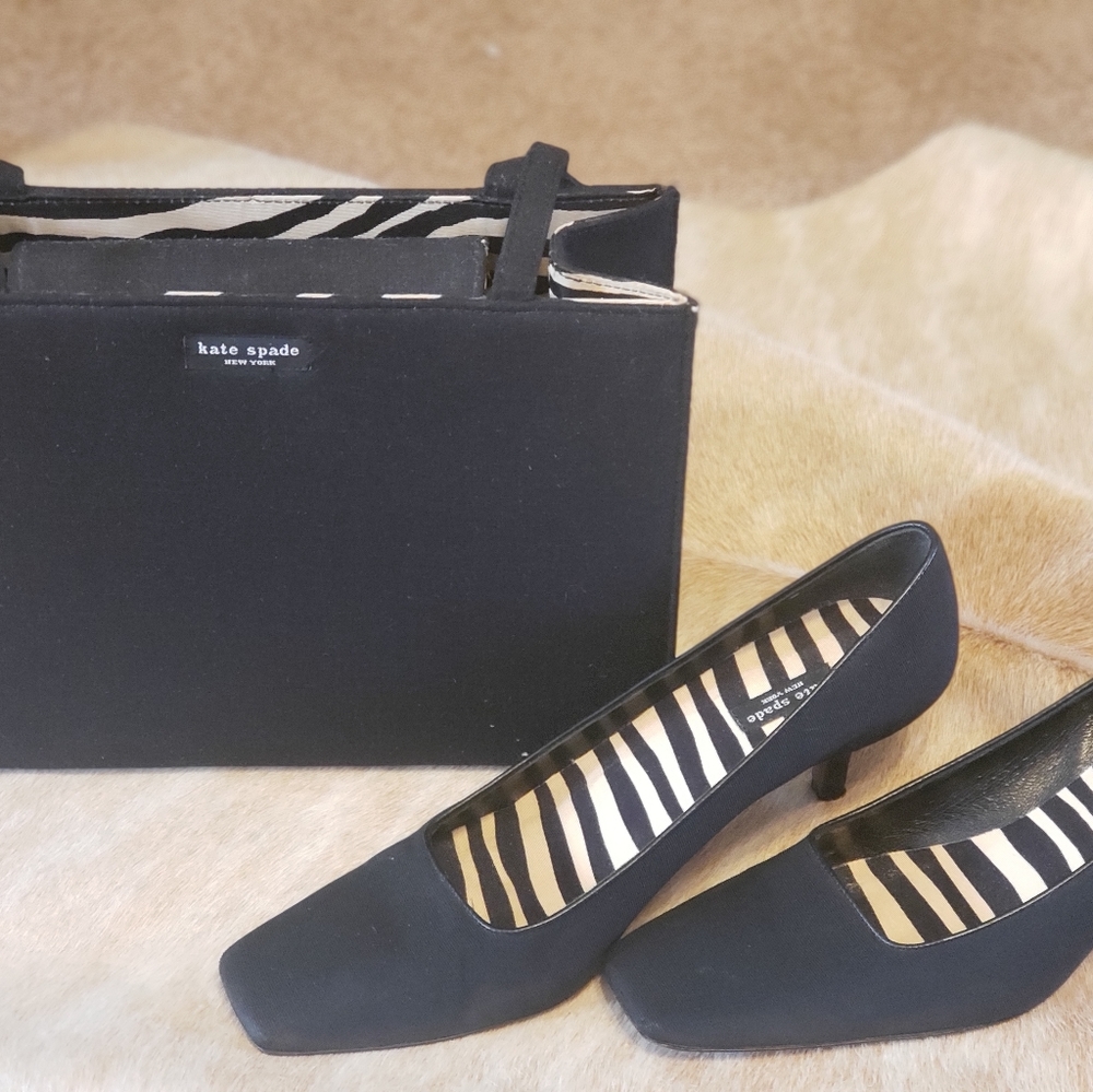 Kate Spade 8 1/2 Black shoes